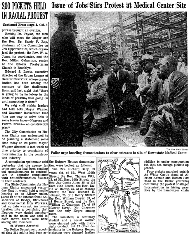 NY Times article, 1963